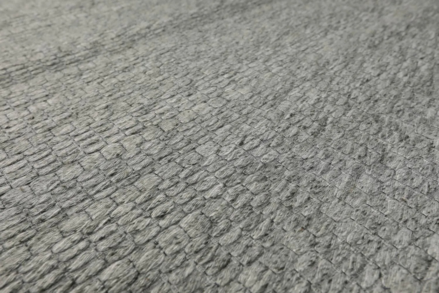 Multi Size Silver Gray Hand Woven Flatweave 100% Wool Traditional Oriental Area Rug-4