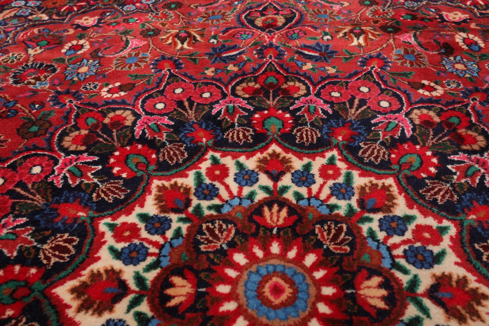 6'3'' x 8'11'' Hand Knotted Wool Bidjaar 200 KPSI Oriental Area Rug Rusty Red-4