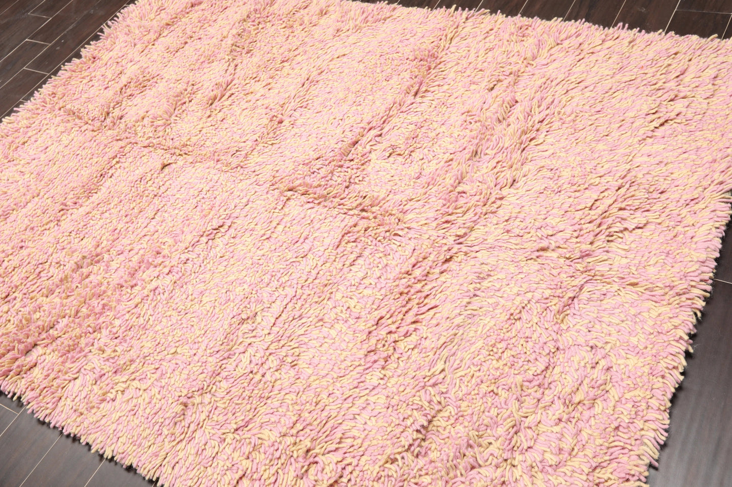 Multi Size Pink Modern & Contemporary Oriental Area Rug-3