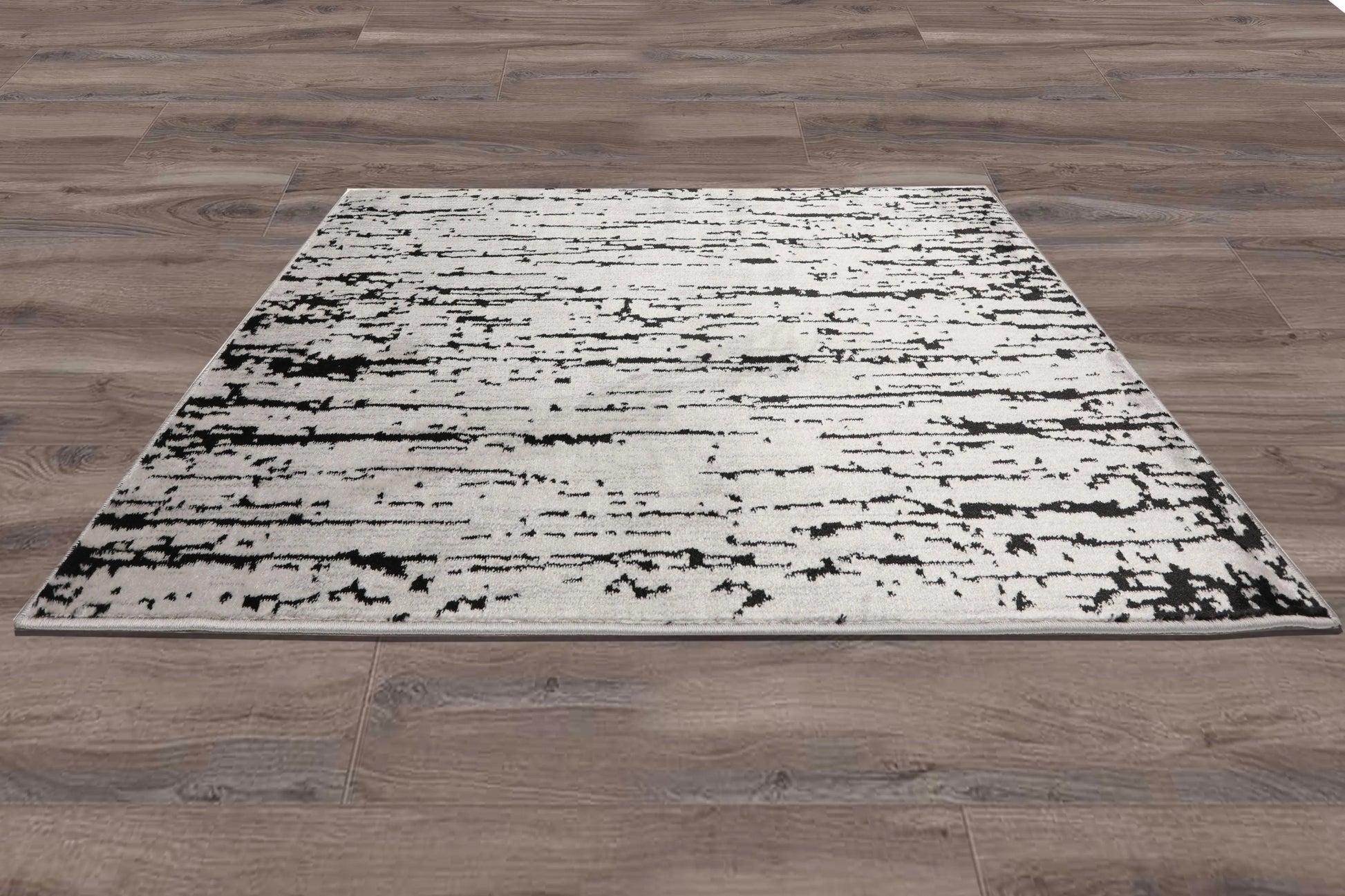 Multi Size Blue, Beige Machine Made Polypropylene Lisette Modern & Contemporary Oriental Area Rug-3