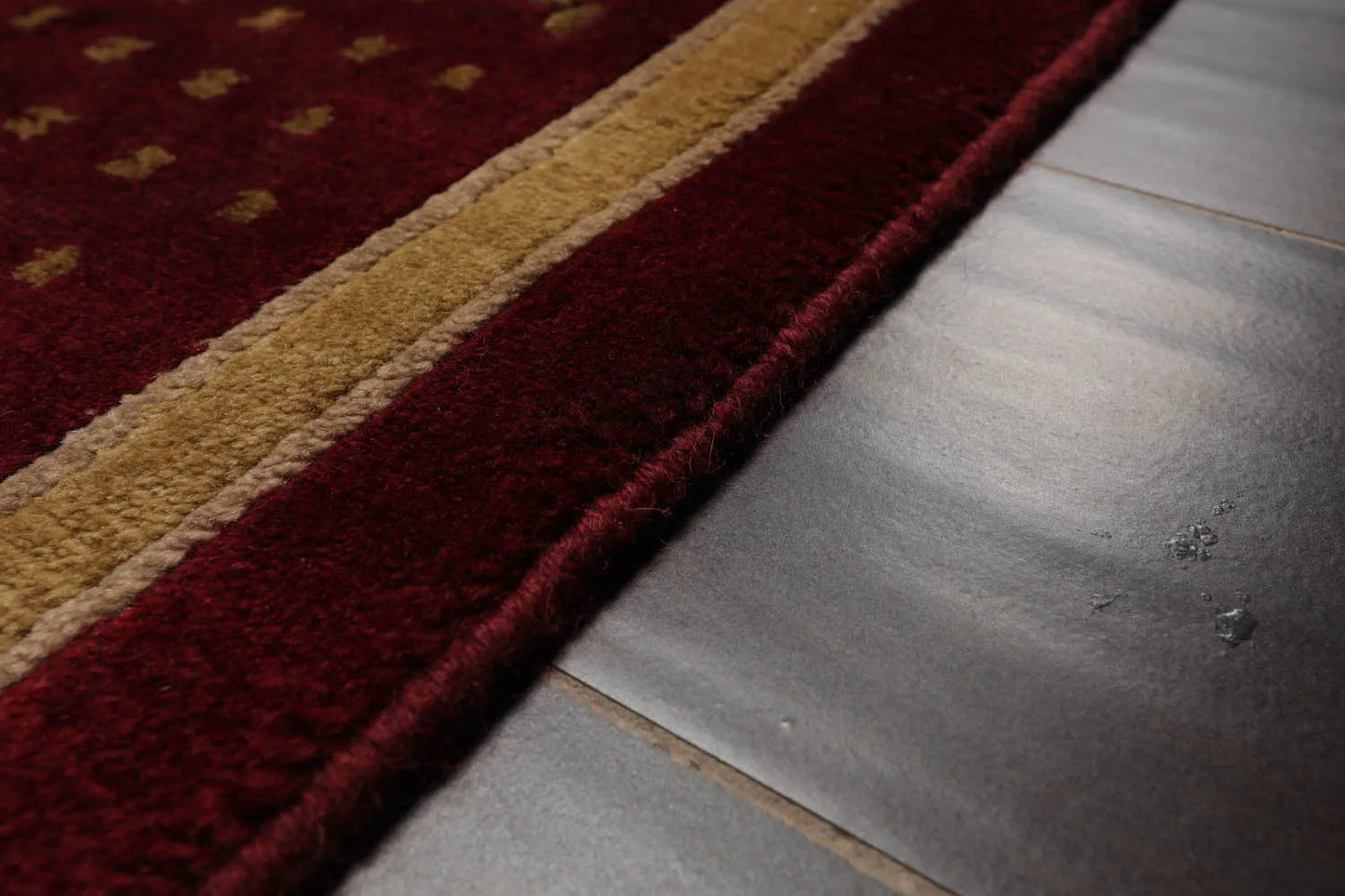 9x12 Burgundy, Beige Hand Knotted Savonnerie 100% Wool Traditional Oriental Area Rug-4