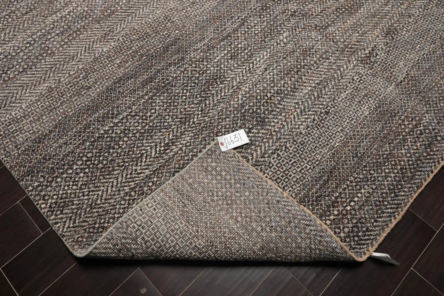8' x 10' Hand Knotted 100% Wool Modern Oriental Area Rug Ivory, Gray, Brown-4