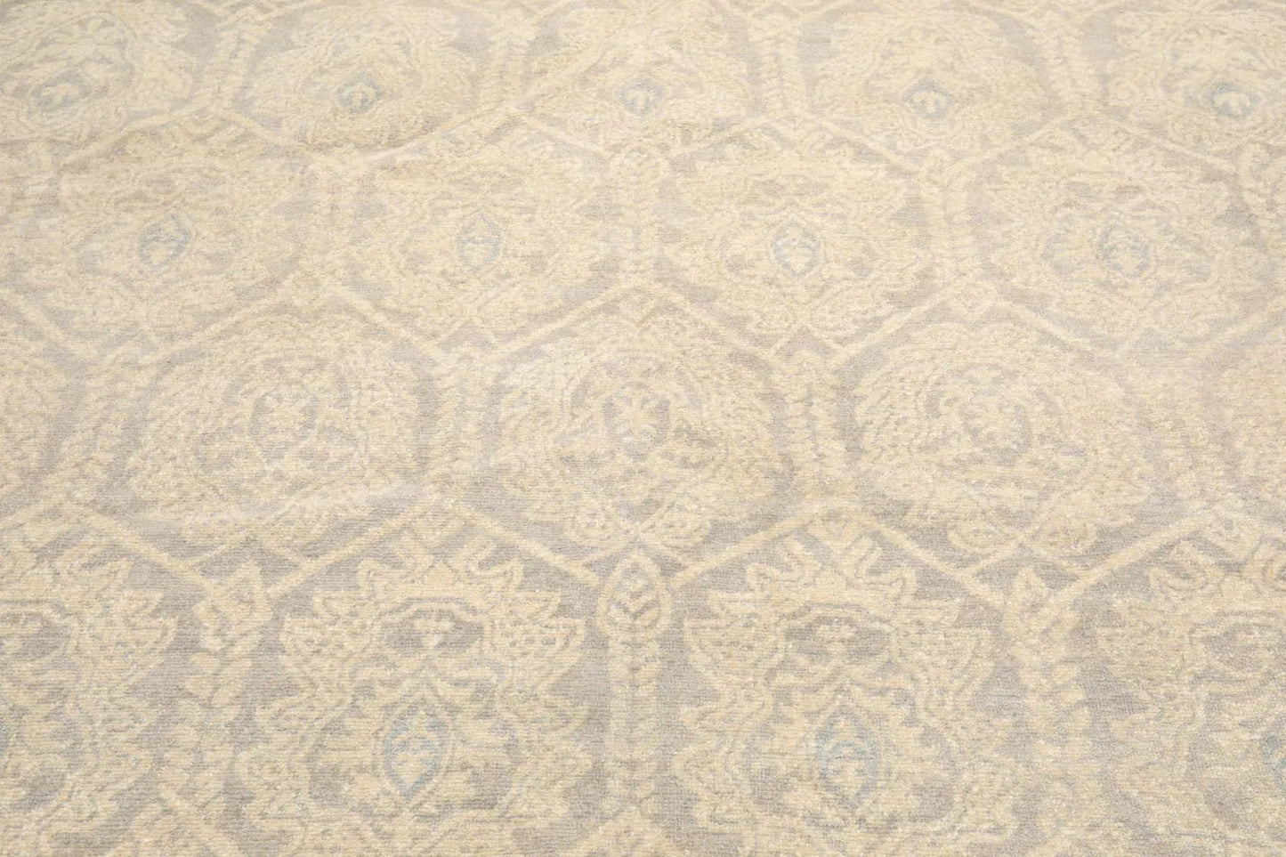 10'3'' x 14' Hand Knotted 100% Wool Turkish Oushak Transitional Area Rug Gray-3