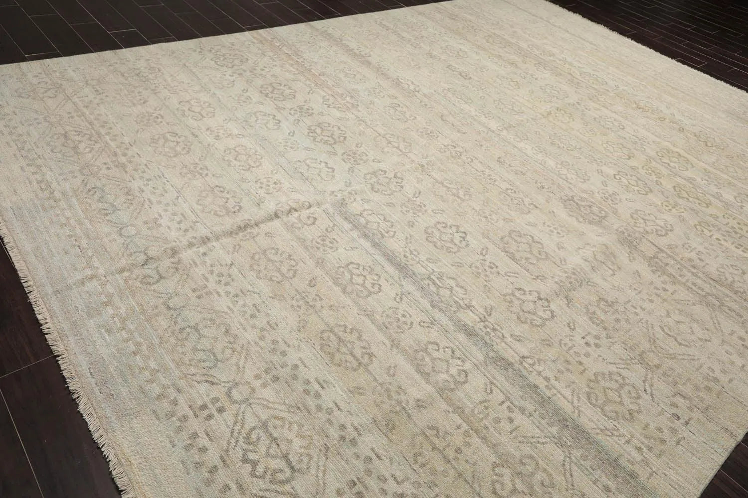 10' x14' Hand Knotted Wool Turkish Oushak Area Rug Transitional Grayish Beige-3