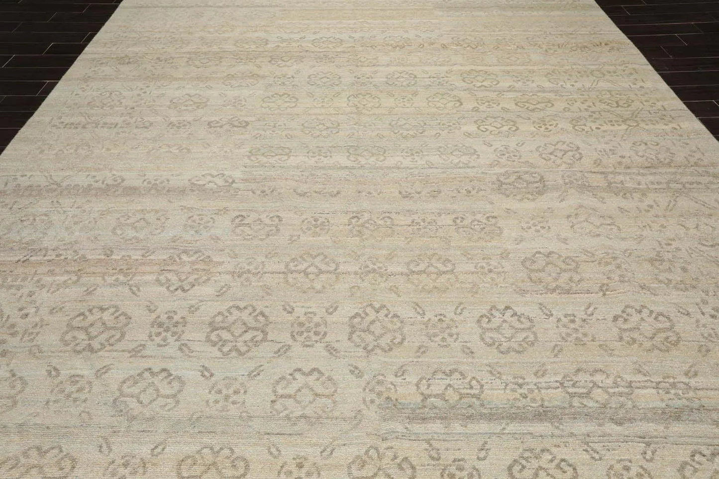 10' x14' Hand Knotted Wool Turkish Oushak Area Rug Transitional Grayish Beige-4