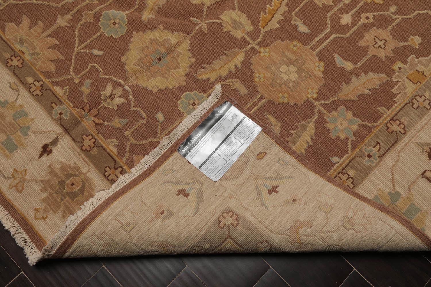 5’10”x8’10" Hand Knotted Wool High Low Pile Sculpted Area Rug-4