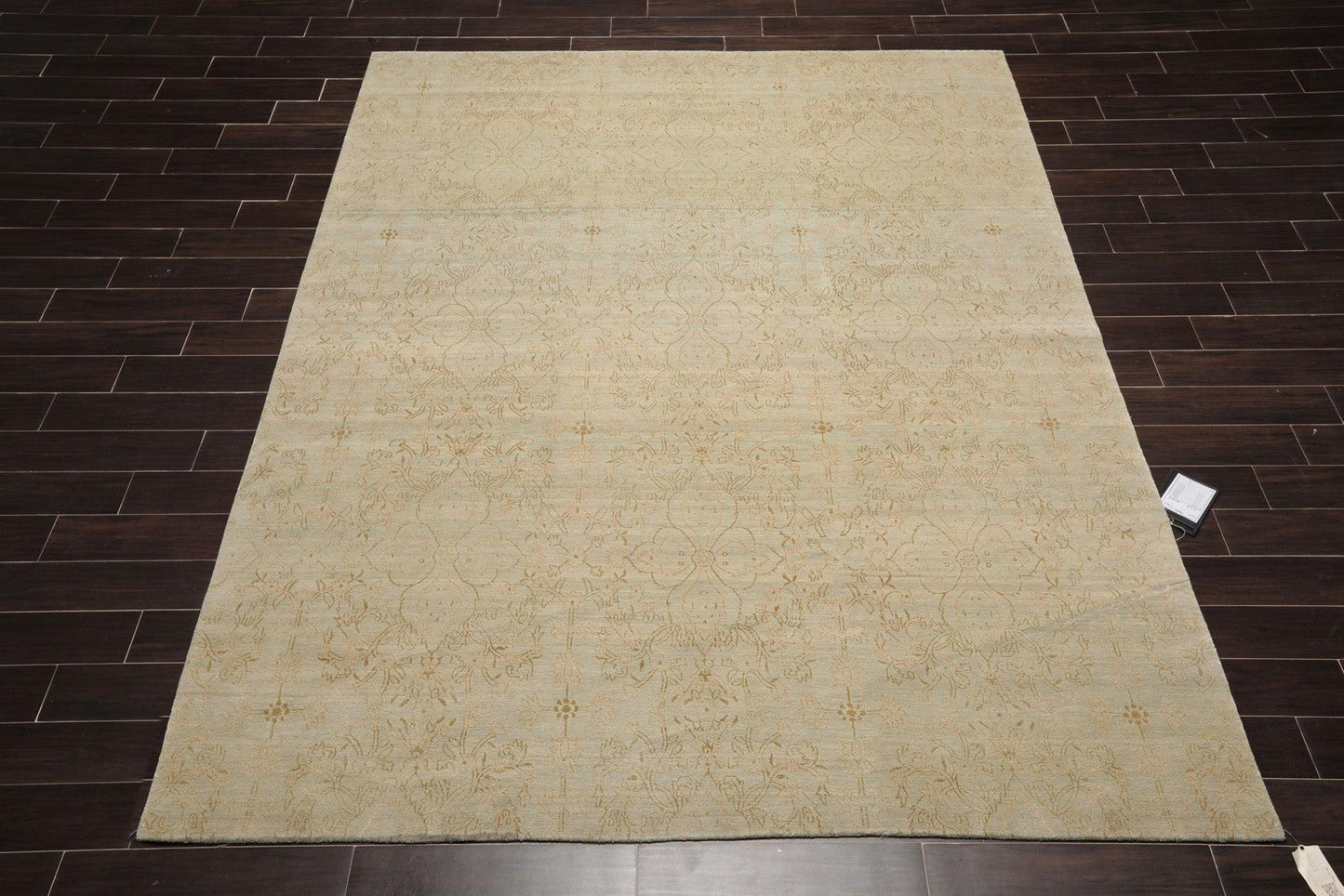 8' x 10'3" Hand Knotted Auth Wool & Silk Tibetan Oriental Area Rug Mint-1