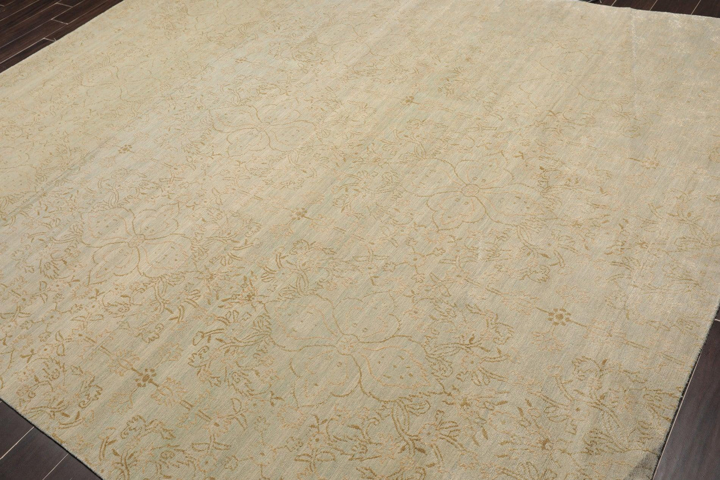 8' x 10'3" Hand Knotted Auth Wool & Silk Tibetan Oriental Area Rug Mint-2