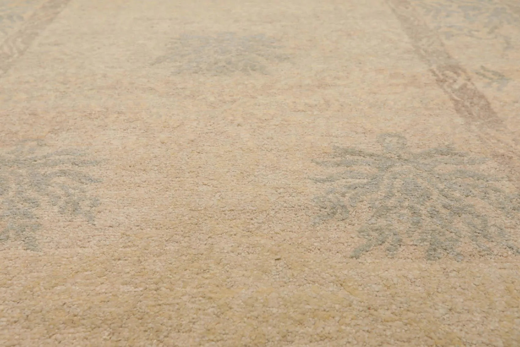 3'11'' x 5'11'' Hand Knotted Tibetan 100% Wool Floral Oriental Area Rug Beige-4