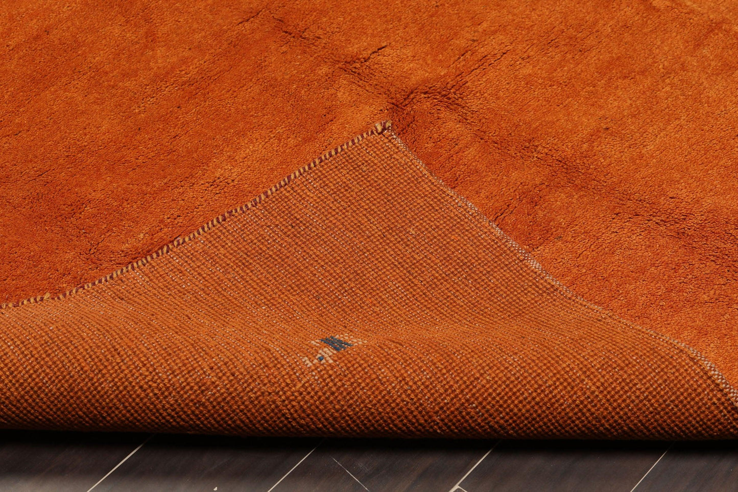5'3" x 8'6" Hand Knotted 100% Wool Gabbeh Oriental Area Rug Burnt Orange-4