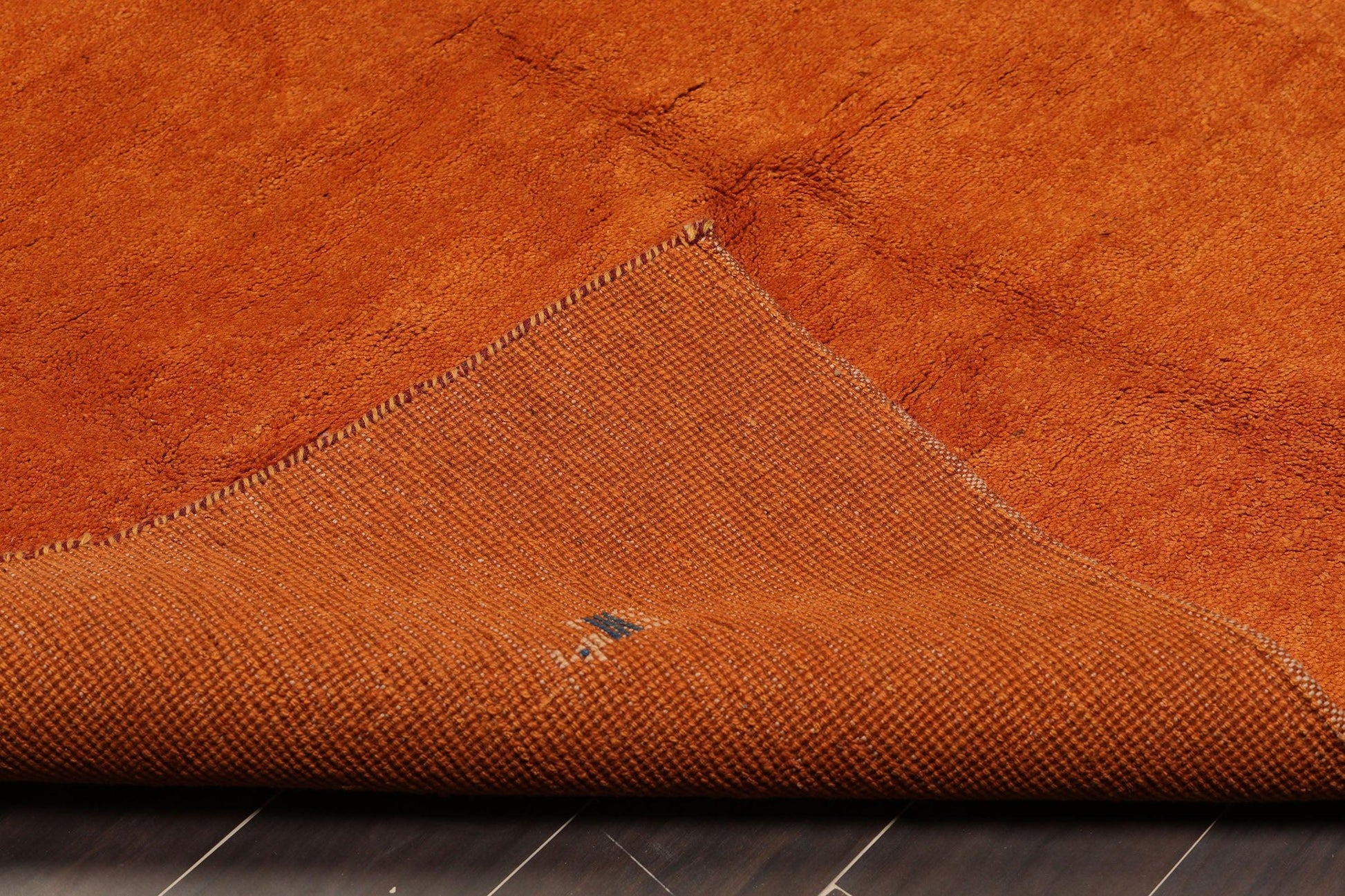 5'3" x 8'6" Hand Knotted 100% Wool Gabbeh Oriental Area Rug Burnt Orange-4