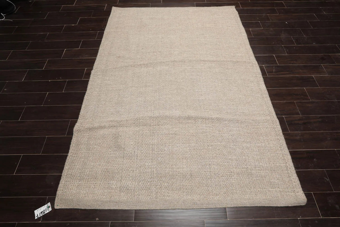 LoomBloom 5x8 Moss Traditional Hand Woven Wool Rug-2
