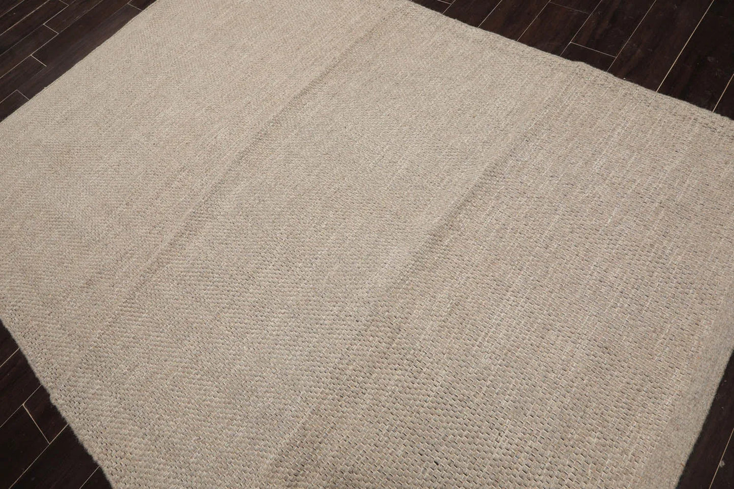 LoomBloom 5x8 Moss Traditional Hand Woven Wool Rug-4