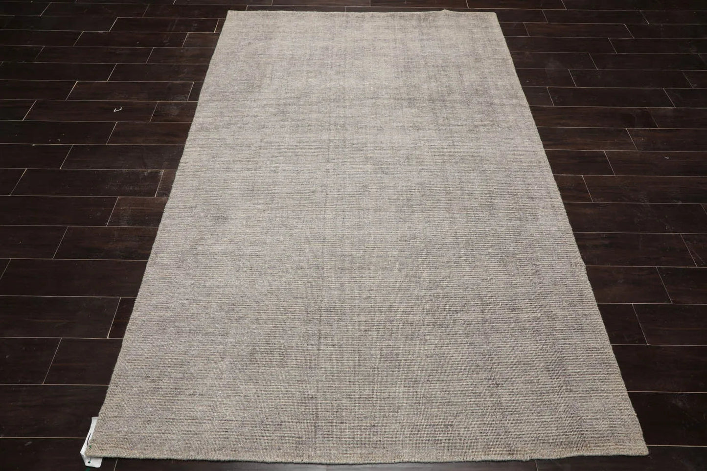 LoomBloom 5x8 Hand Knotted Taupe Oriental Area Rug-2