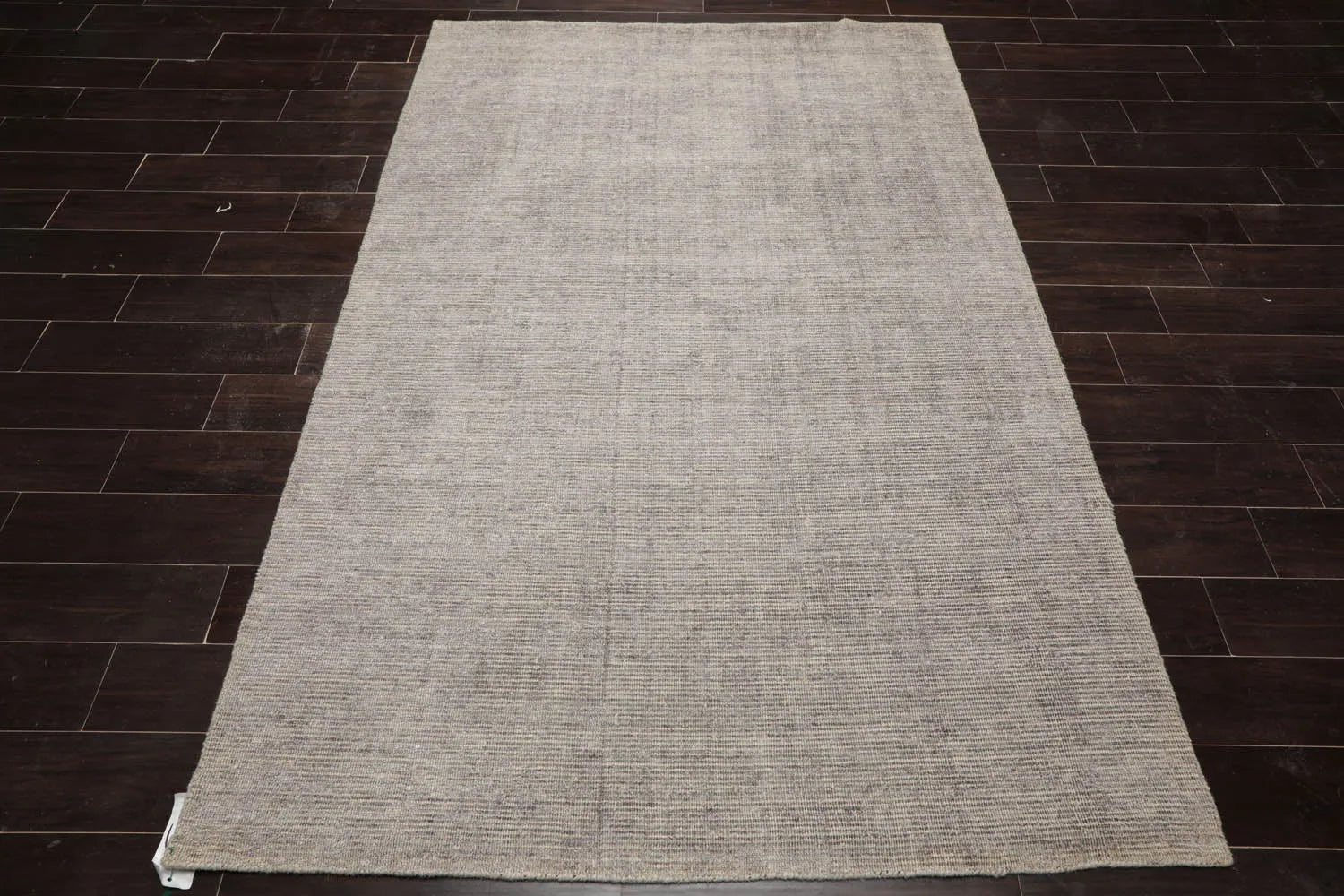 LoomBloom 5x8 Hand Knotted Taupe Oriental Area Rug-2