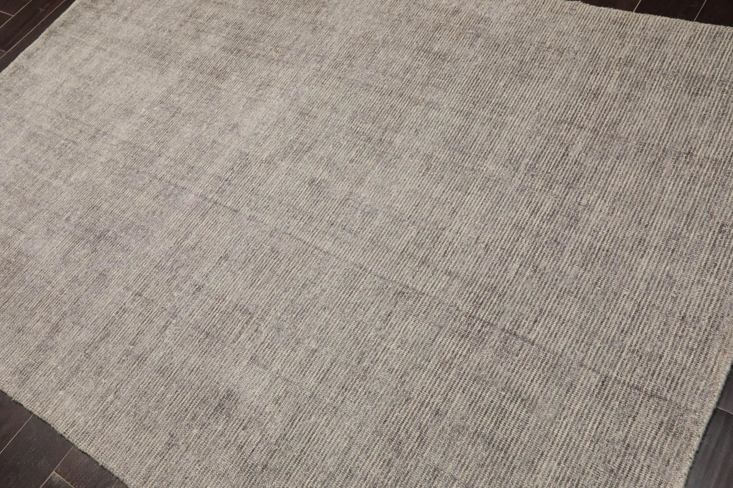 LoomBloom 5x8 Hand Knotted Taupe Oriental Area Rug-3
