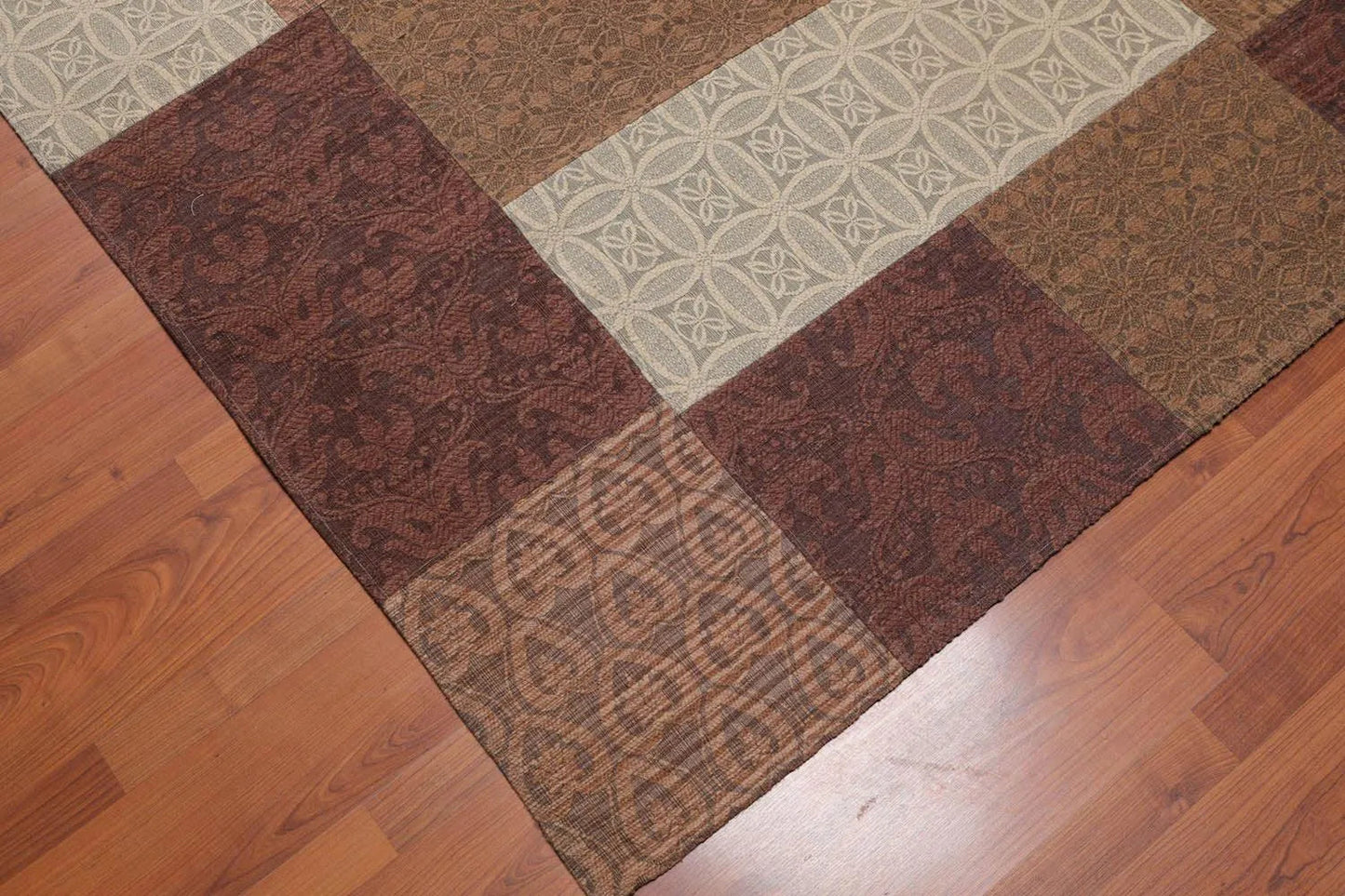 5'x7' Handmade Polypropylene  Oriental Area Rug Brown, Beige Color-4