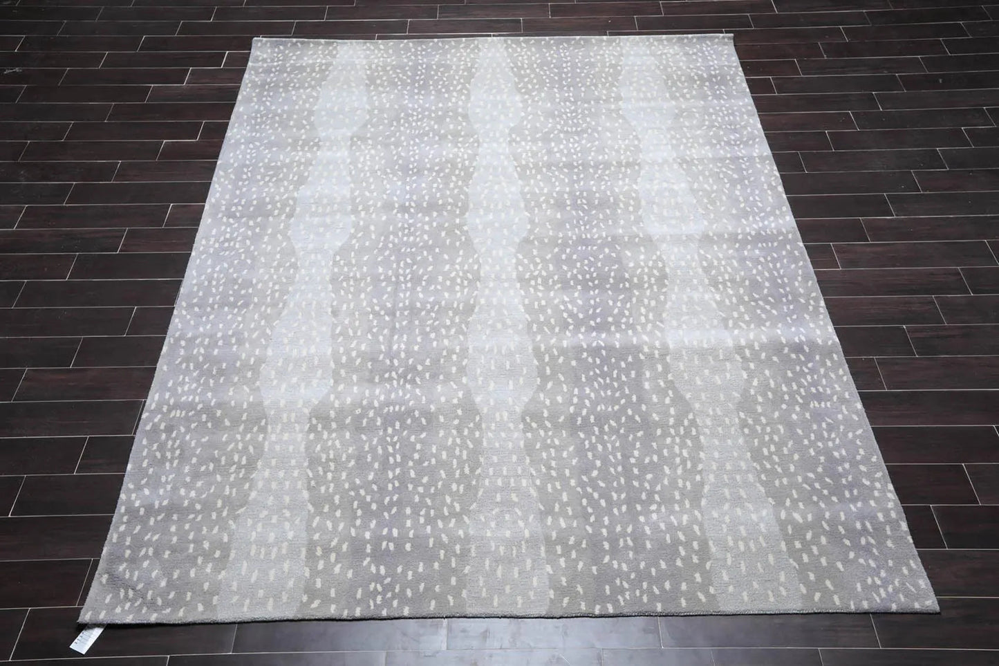 Multi Size Gray, Ivory Hand Tufted Handmade 100% Wool Animal Print Antelope Oriental Area Rug-2