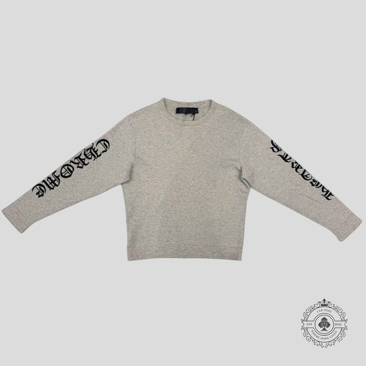 Chrome Hearts Cashmere Knit Sweater in Grey