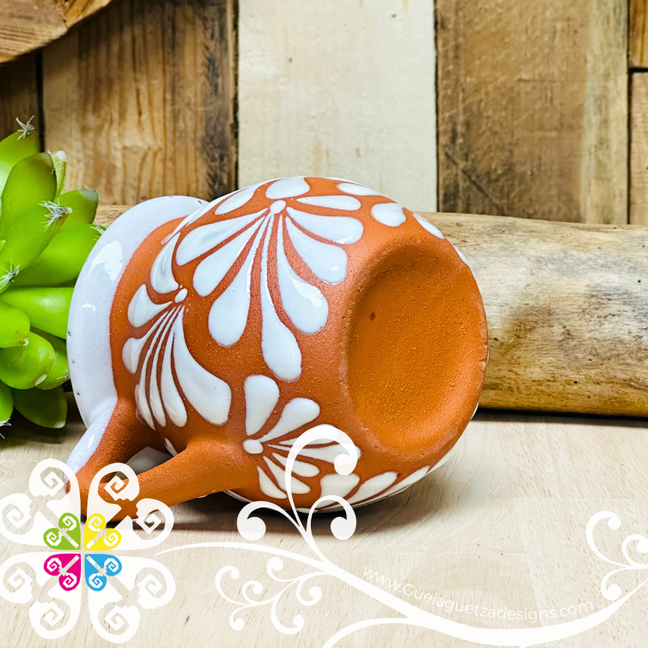 Natural/White Espiga Pato Pitcher Set - 4 Mugs