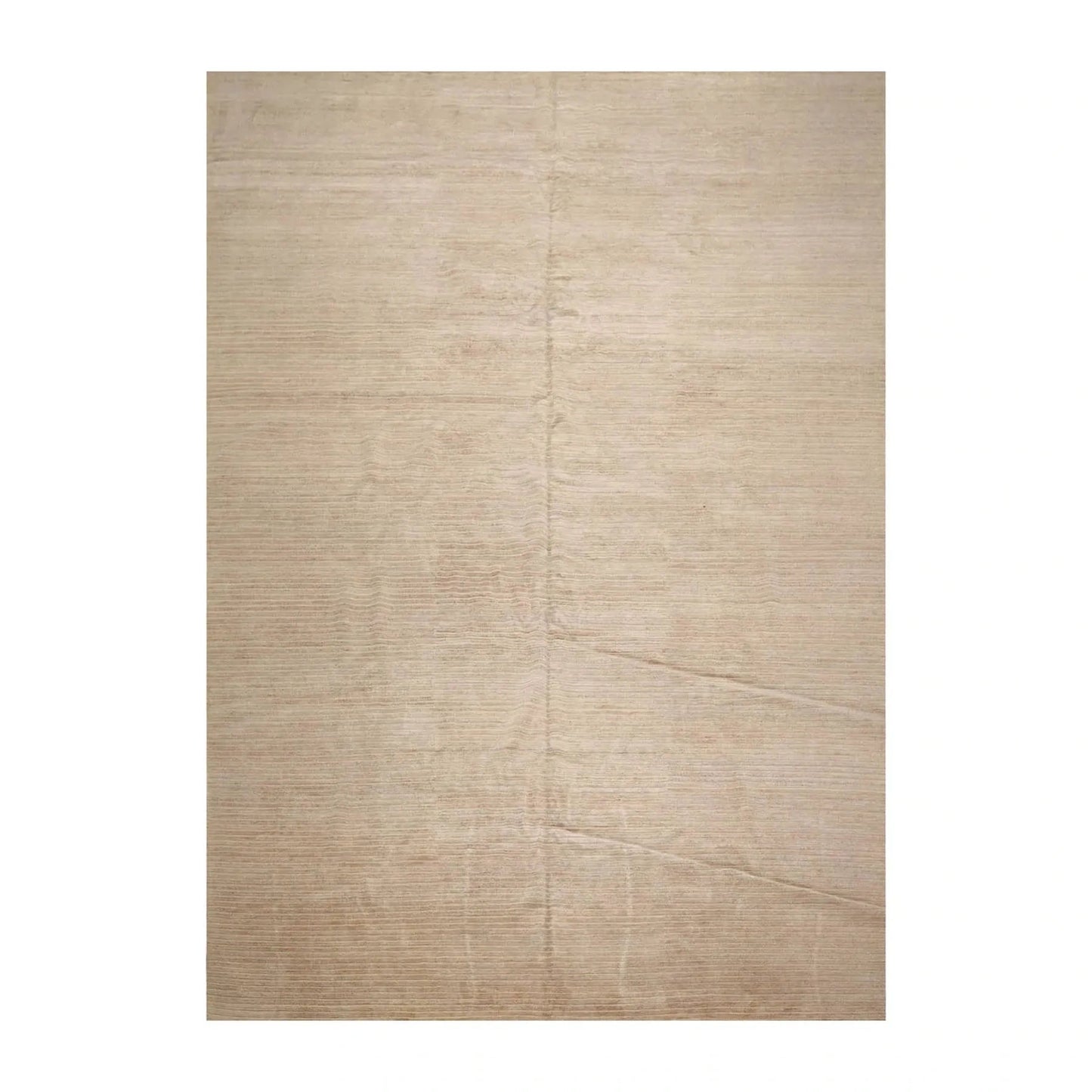 10'x14' Boho Bespoke Designer Hand Knotted High End Tibetan Area Rug Beige-1