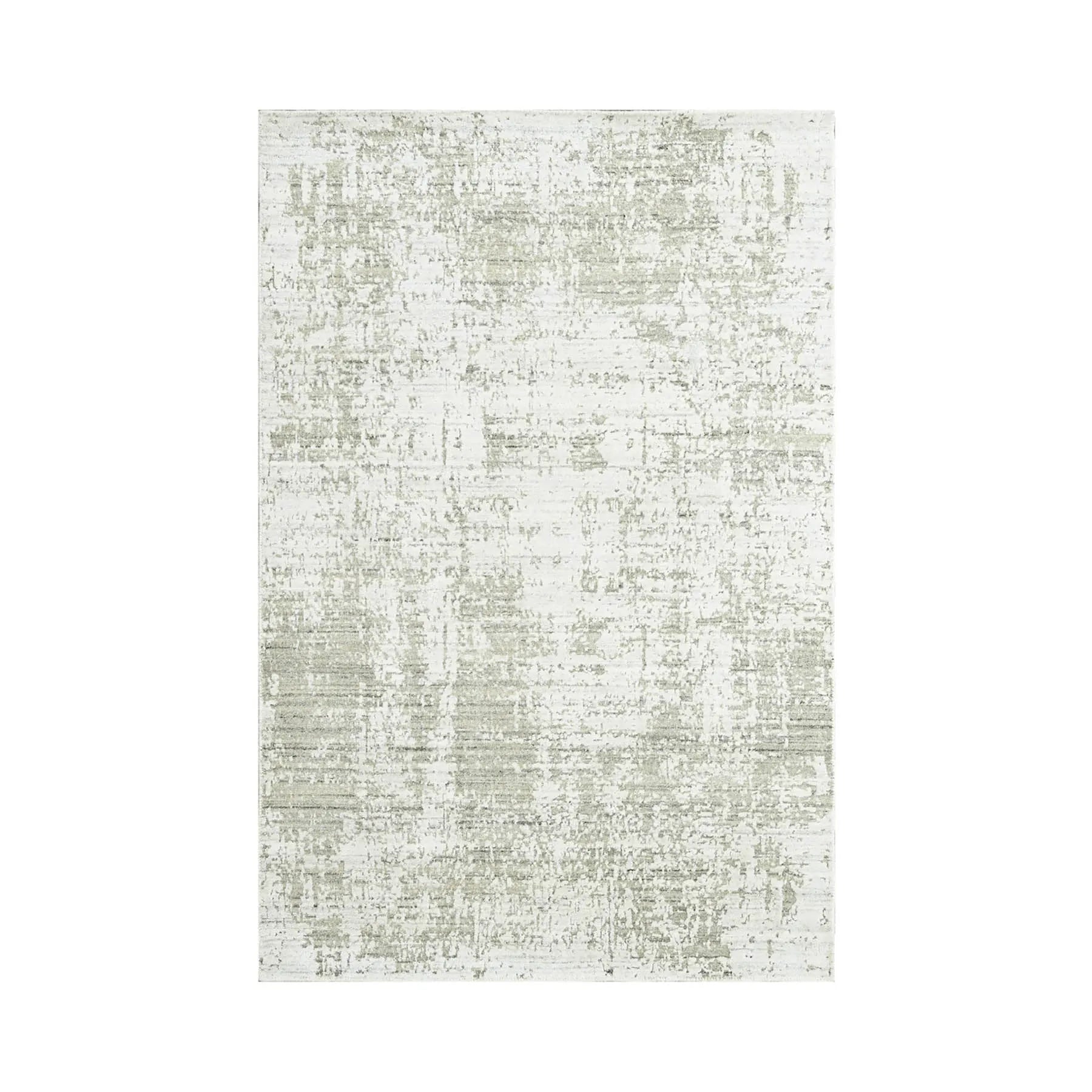 4x6 Beige, Gray Hand Knotted 100% Wool Modern & Contemporary Oriental Area Rug-1