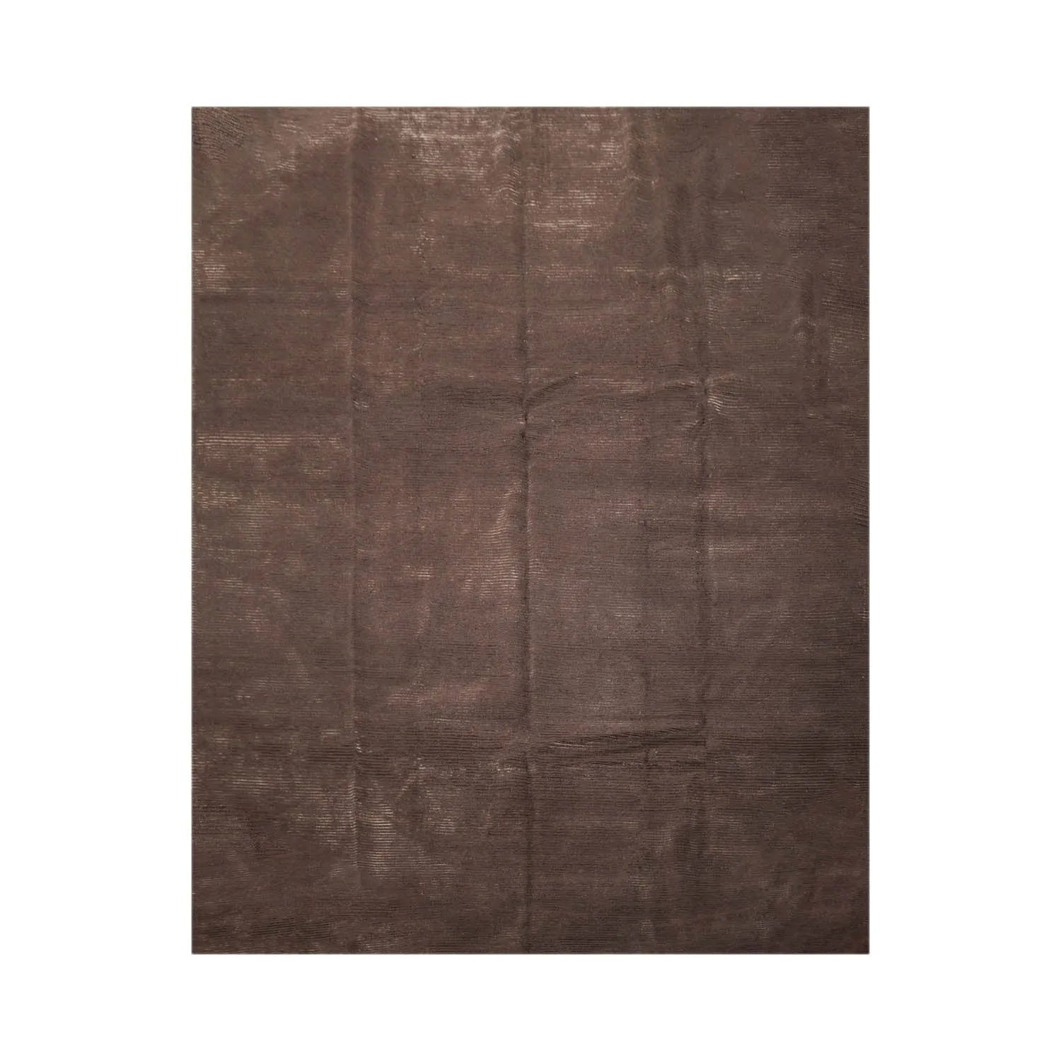 8x10 Brown Hand Knotted Tibetan Wool and Silk Designer Traditional Oriental Area Rug-1