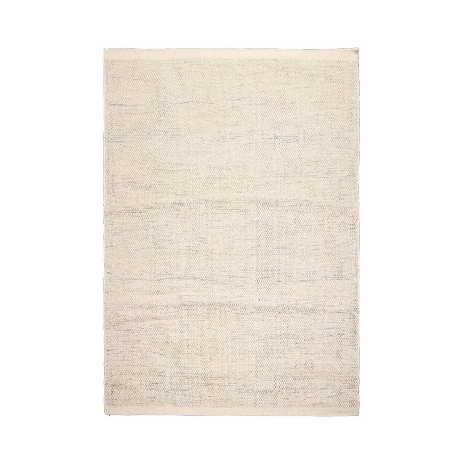 LoomBloom 5x8ft Ivory Handcrafted Designer Kilim Wool Oriental Area Rug-1