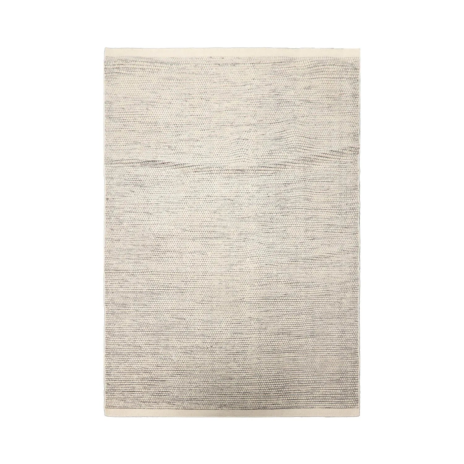 LoomBloom 5x8ft Ivory Handcrafted Designer Kilim Wool Oriental Area Rug-1