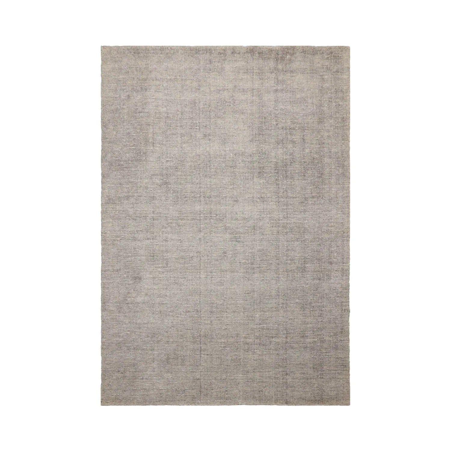 LoomBloom 5x8 Hand Knotted Taupe Oriental Area Rug-1