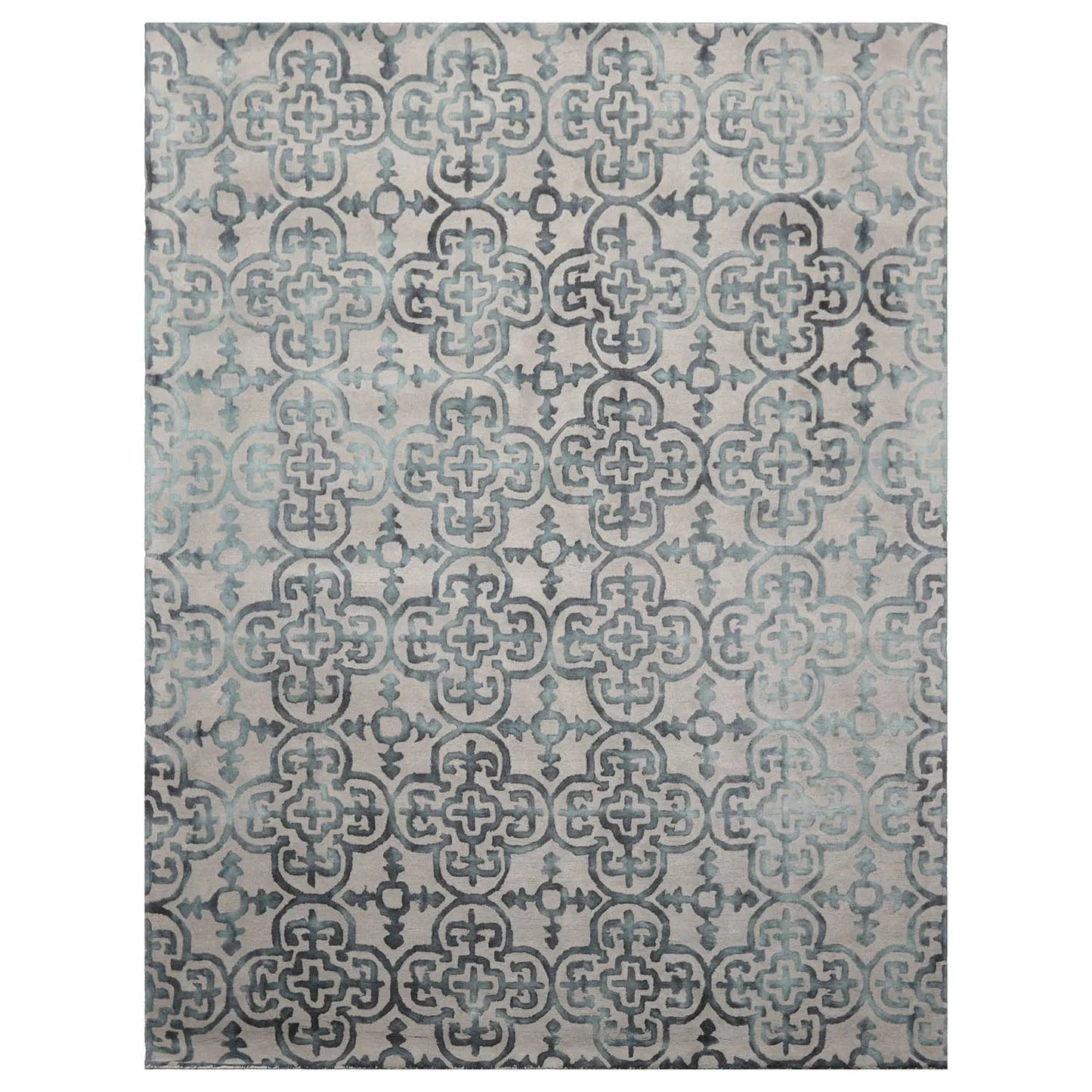 LoomBloom Multi Sizes Gray Transitional Boho Hand Tufted  Wool Oriental Area Rug-4