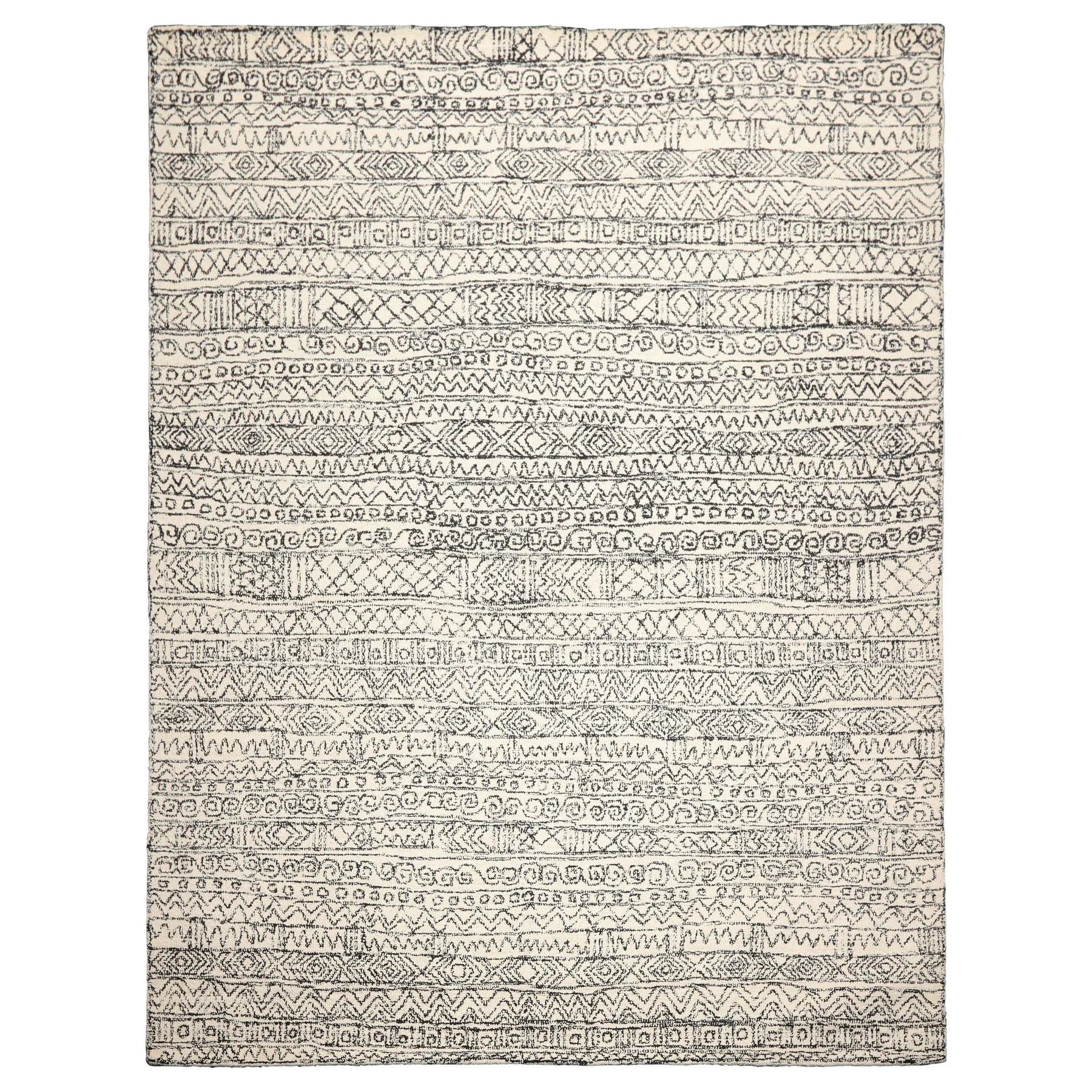 LoomBloom Multi Size Hand Tufted Tribal MorocconMoroccan Wool Oriental Area Rug-4