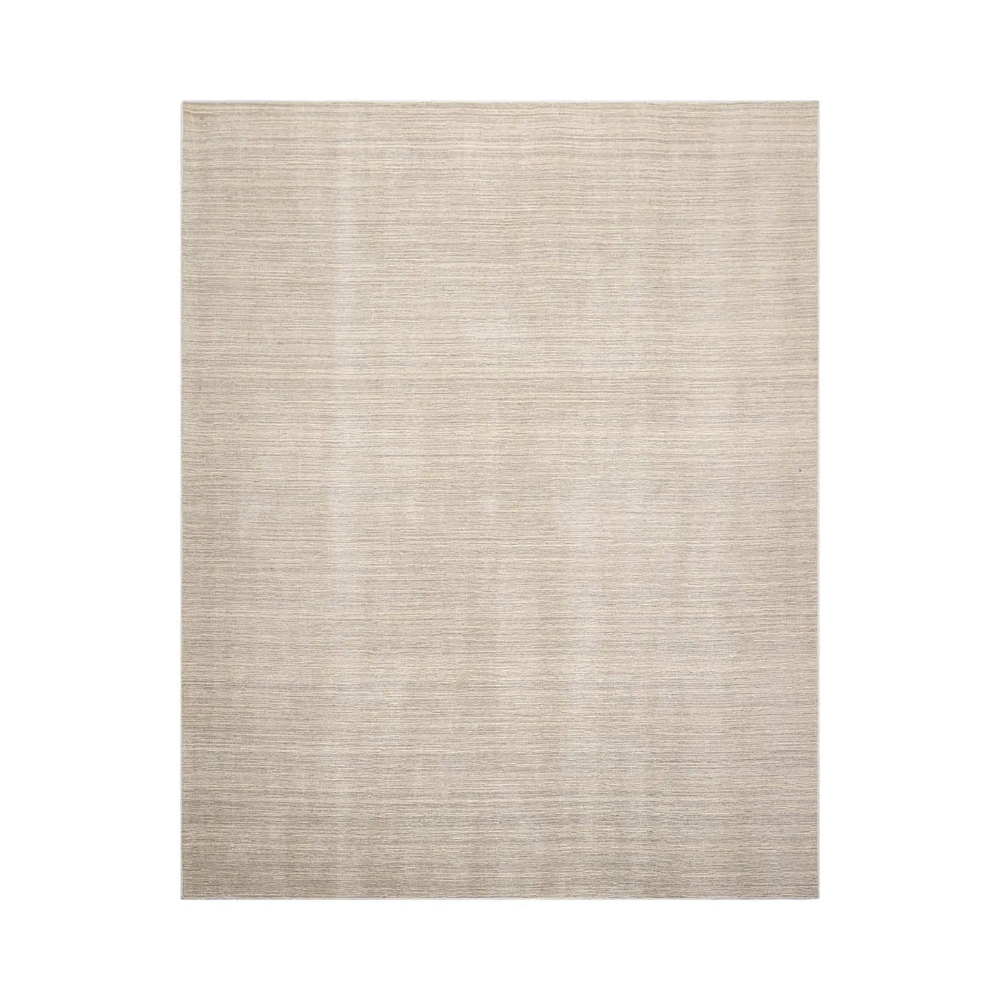 LoomBloom Multi Sizes Beige Hand Woven Contemporary Textured New Zealand Wool Oriental Area Rug-3
