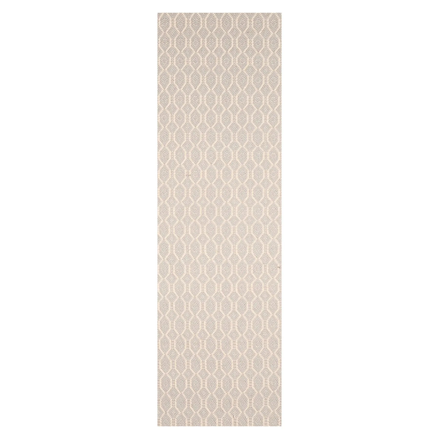LoomBloom Multi Sizes Gray Hand Woven Flatweave Contemporary Geometric 100% New Zealand Wool Oriental Area  Rug-2