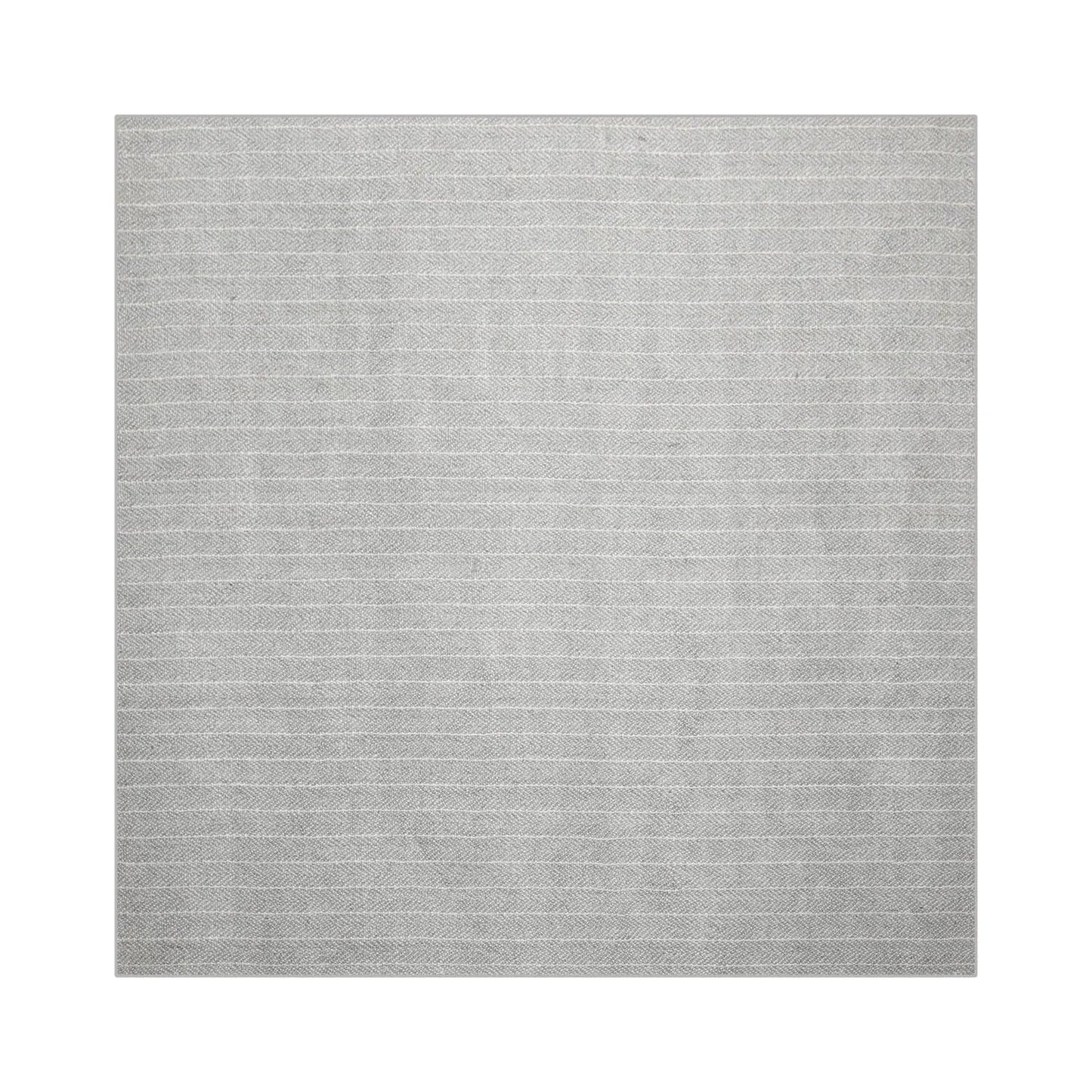 LoomBloom Multi Size Ash Gray Hand Tufted Contemporary Berber Herringbone 100% New Zealand Wool Oriental Area Rug-4