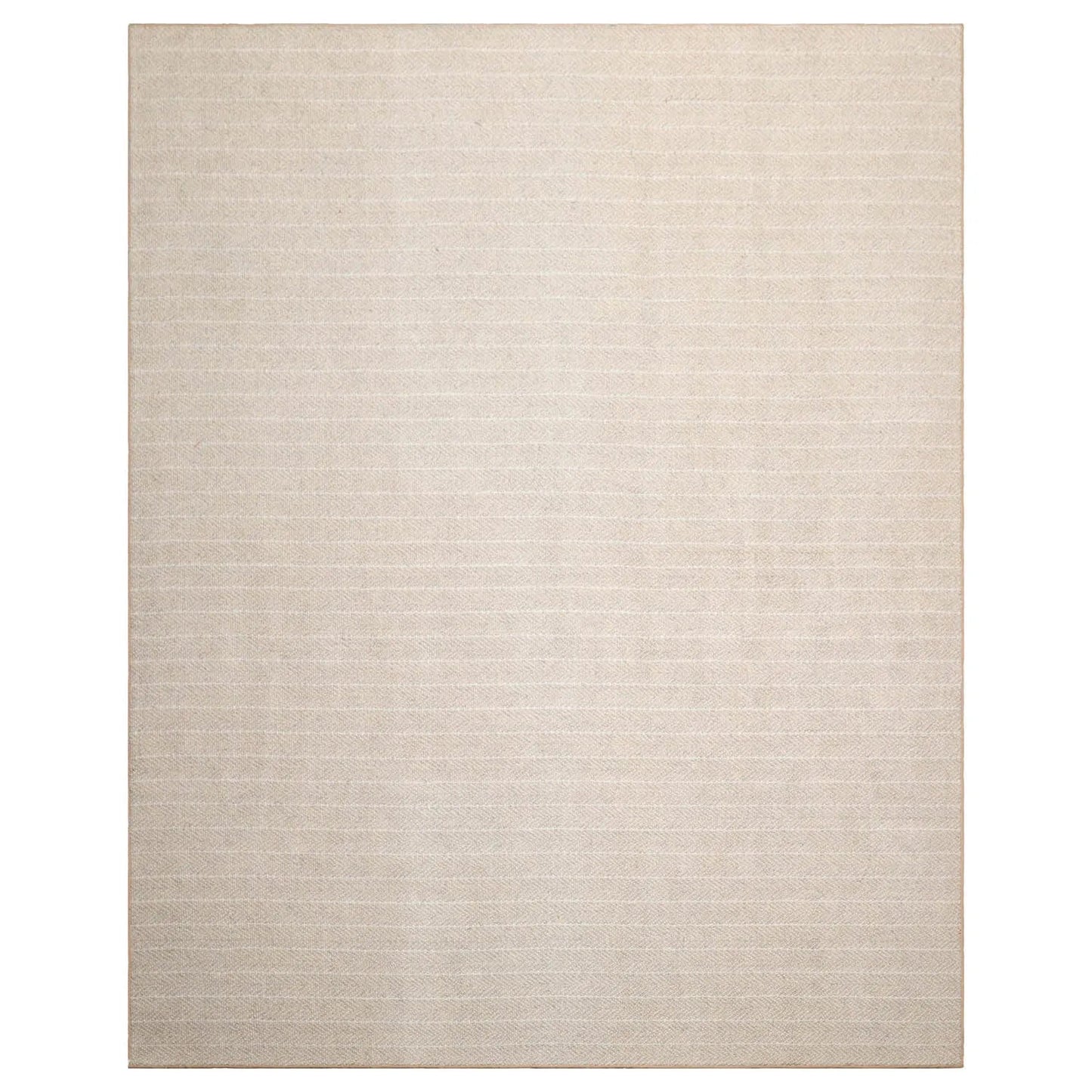 LoomBloom Multi Size Beige Hand Tufted Contemporary Berber Herringbone New Zealand Wool Oriental Area Rug-4