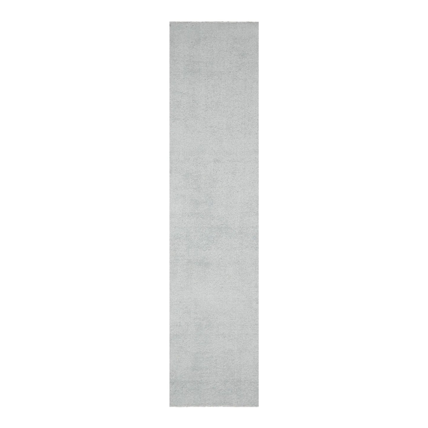 LoomBloom Multi Sizes Light Blue Hand Tufted Contemporary  Textured New Zealand Wool Oriental Area Rug-1