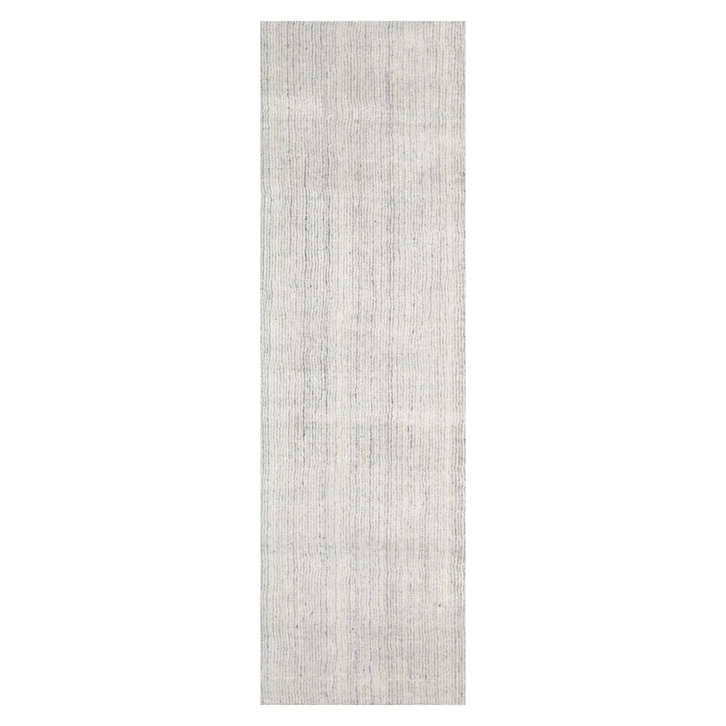 LoomBloom Multi Sizes Off White Hand Tufted Contemporary  Textured New Zealand Wool Oriental Area Rug-1