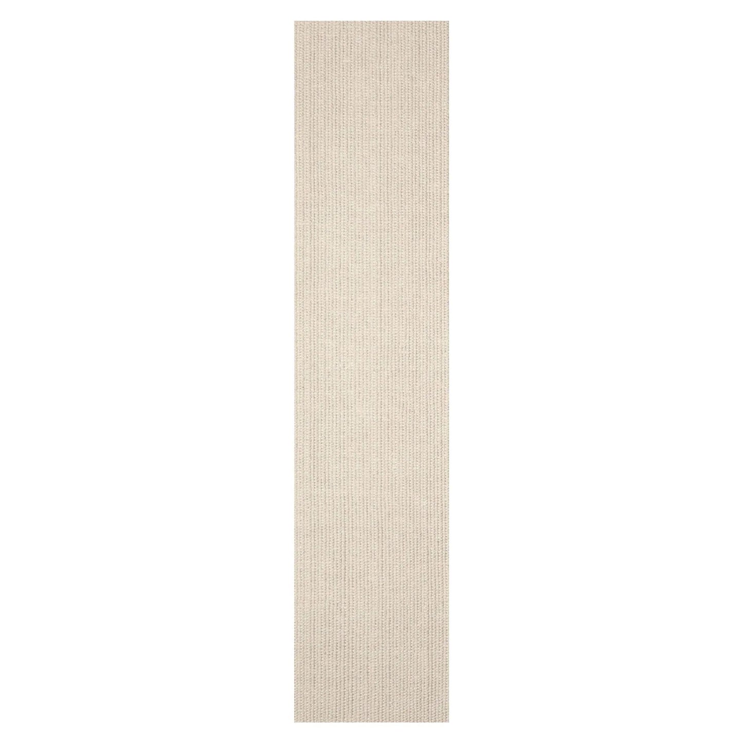 LoomBloom Multi Size Beige Hand Tufted Contemporary Textured Ribbed New Zealand Wool  Oriental Area Rug-2