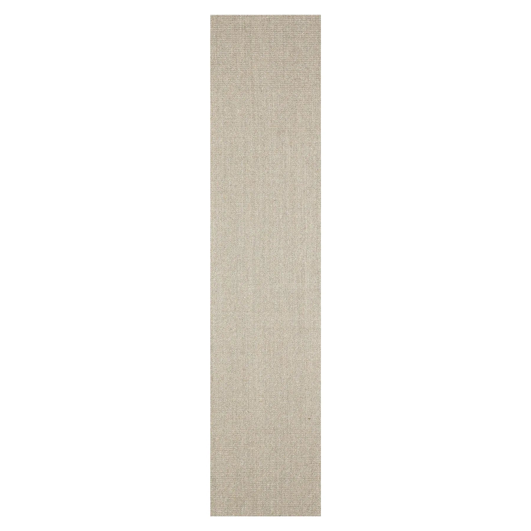 LoomBloom Multi Size Tan Hand Woven Textured Modern Flatweave Sisal Oriental Area Rug-1
