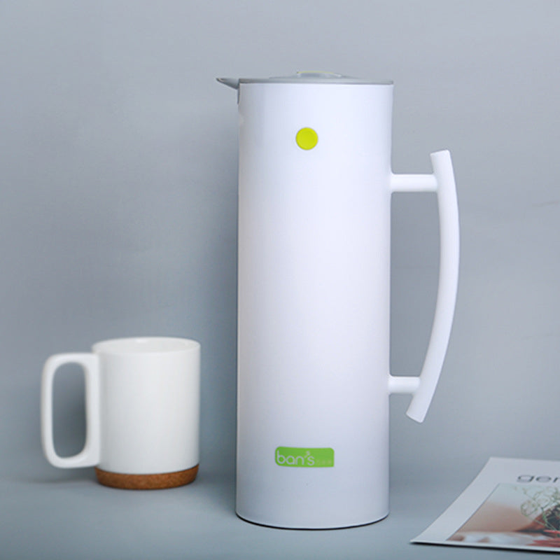 European Glass Liner Insulation Jug Simple Style Warm Water Bottle 1L