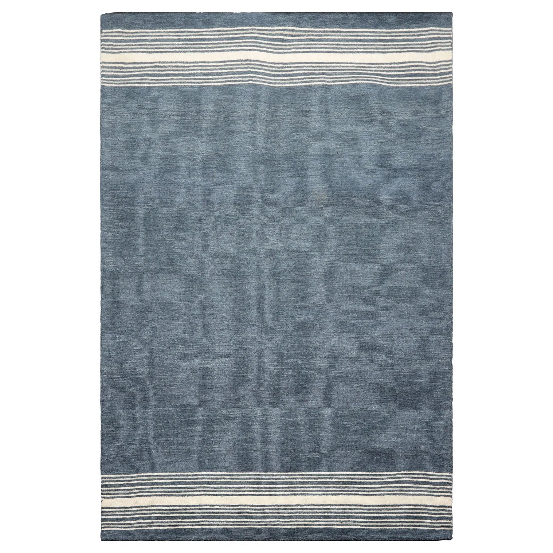 LoomBloom Multi Size Gray Hand Tufted Modern Geometric Wool Oriental Area Rug-2