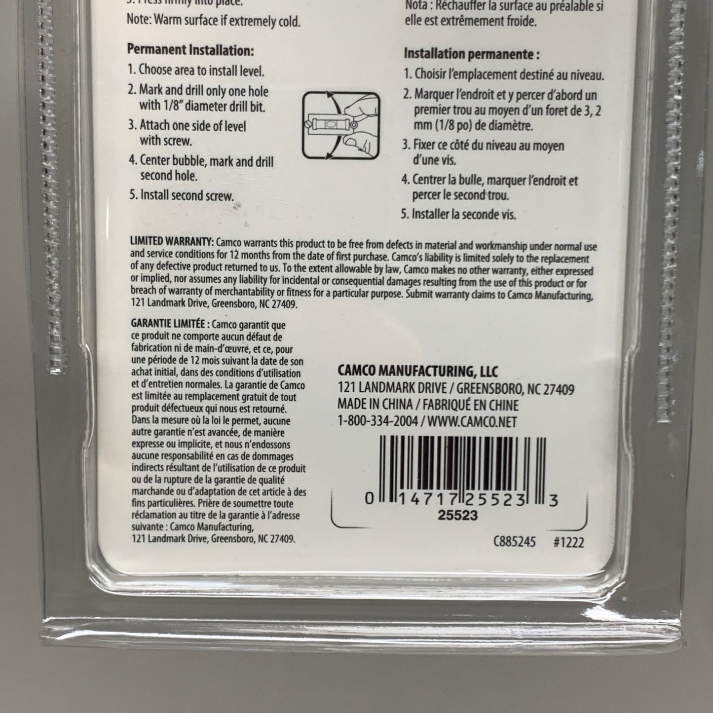 CAMCO (3 PACK!) Mountable Standard RV Level 2 Pack 25523