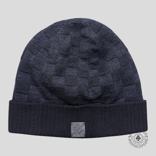 Louis Vuitton Damier Beanie in Navy