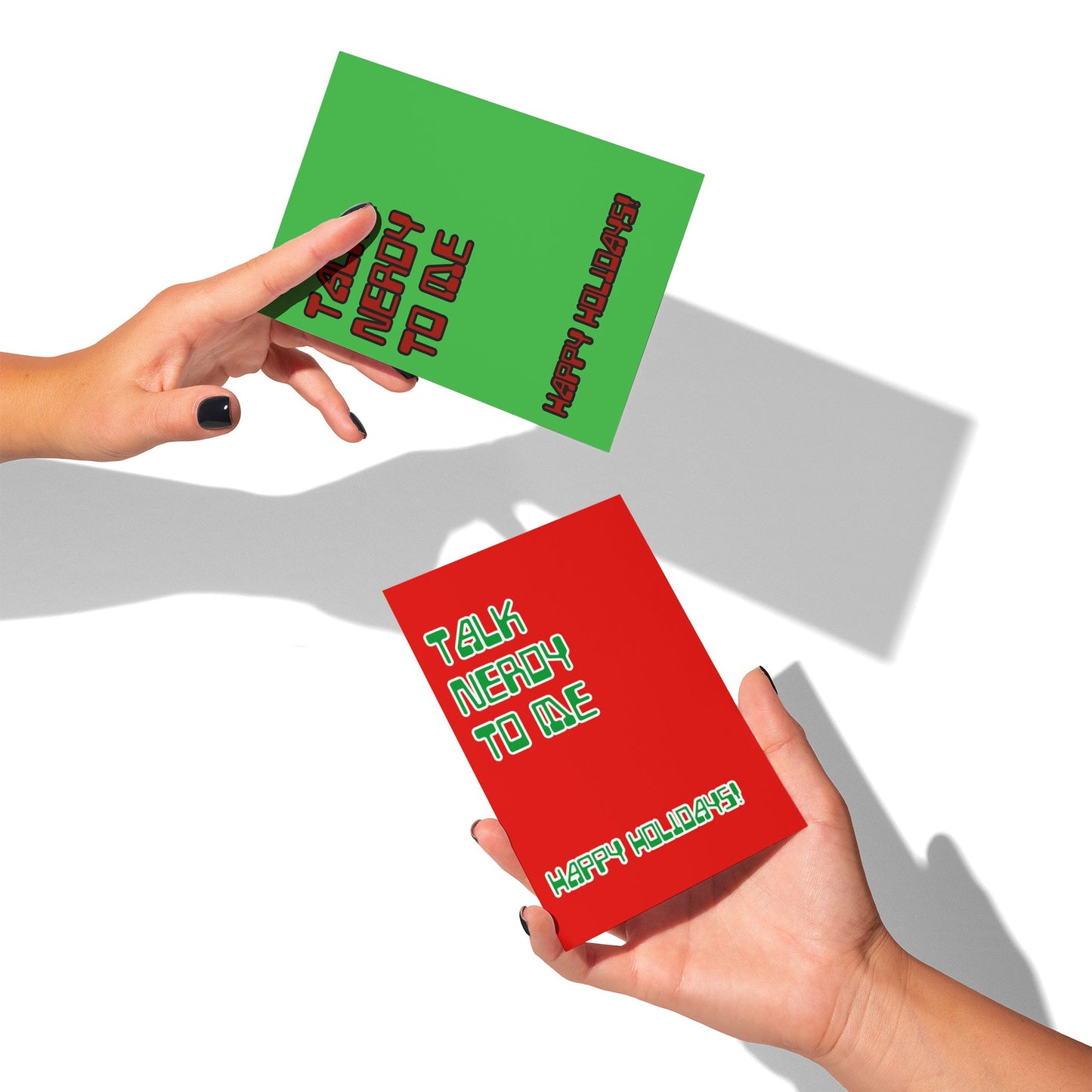 Talk Nerdy To Me Holiday Greeting Cards, Set of 24