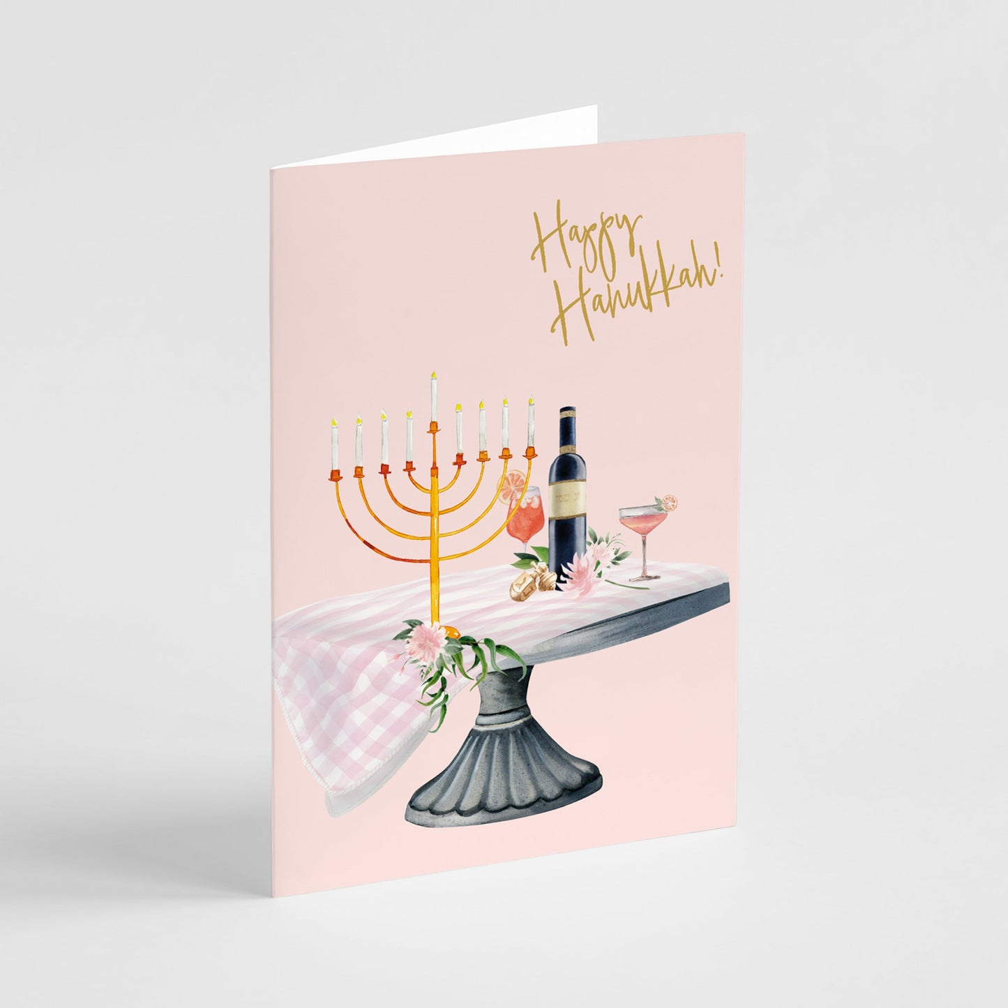 Happy Hanukkah Greeting Cards, Set of 24