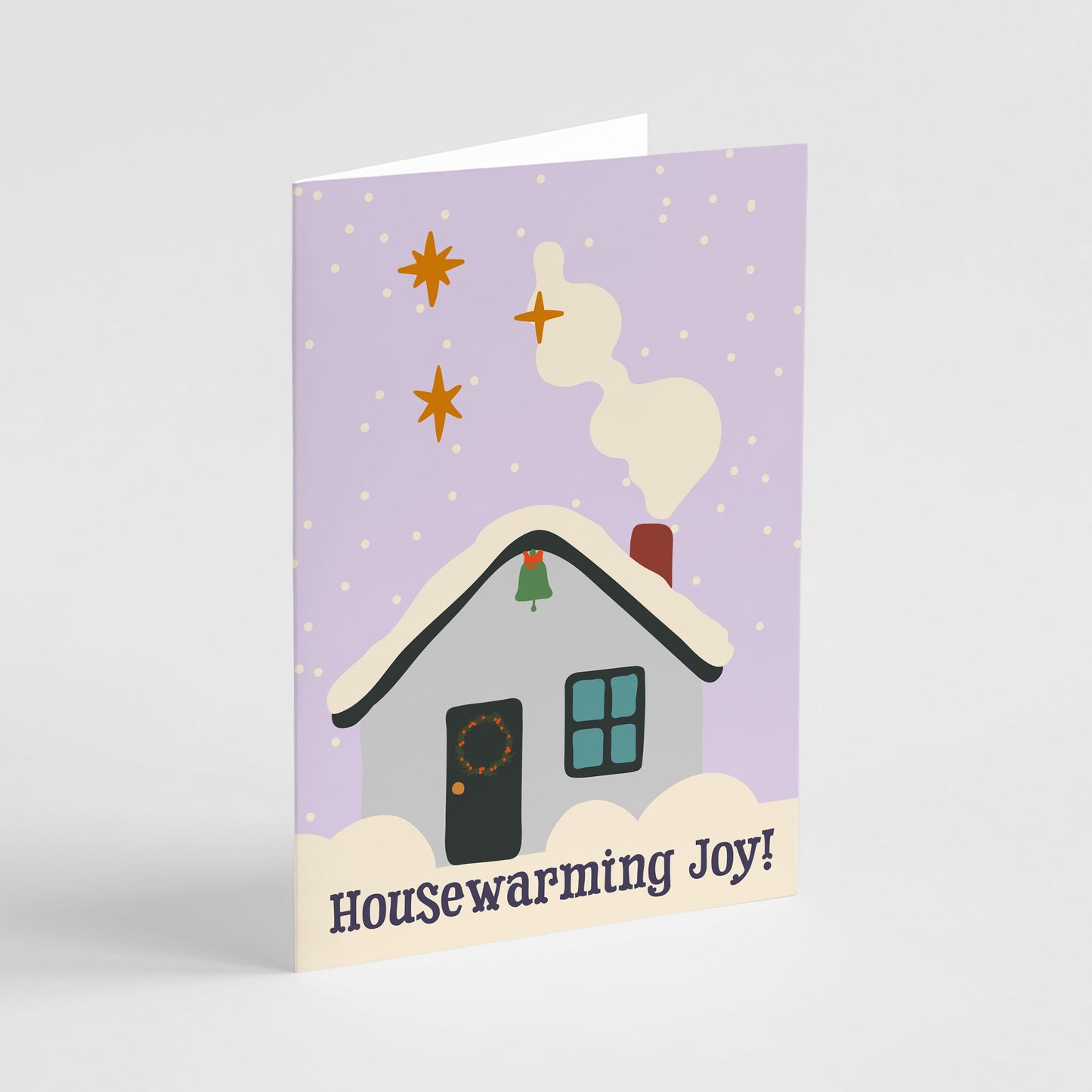 Winter Holidays Housewarming Greeting Cards, Set of 24