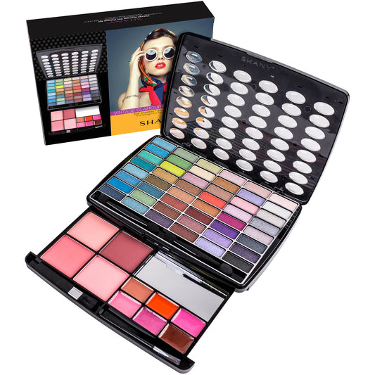 SHANY Glamour Girl Makeup Kit Eyeshadow Beauty Palette with Eye shadows, Blushes, Lipstick Lip-gloss , Make up Mirror, Cosmetics applicators, Premium Gift Packaging - Glamour - SHOP - MAKEUP SETS - ITEM# SH130