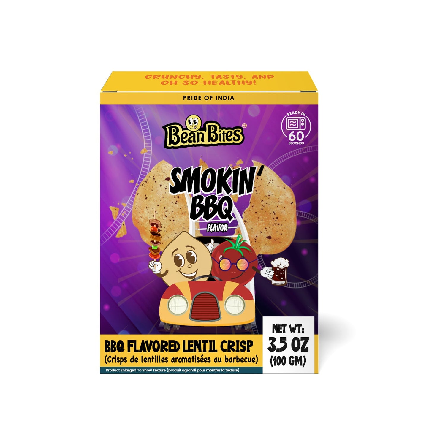 Bean Bites Smokin’ BBQ Lentil Crisp-0