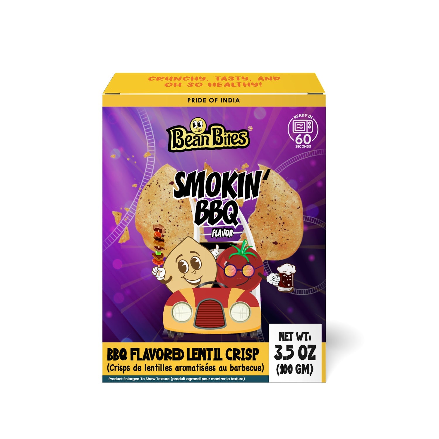 Bean Bites Smokin’ BBQ Lentil Crisp-0